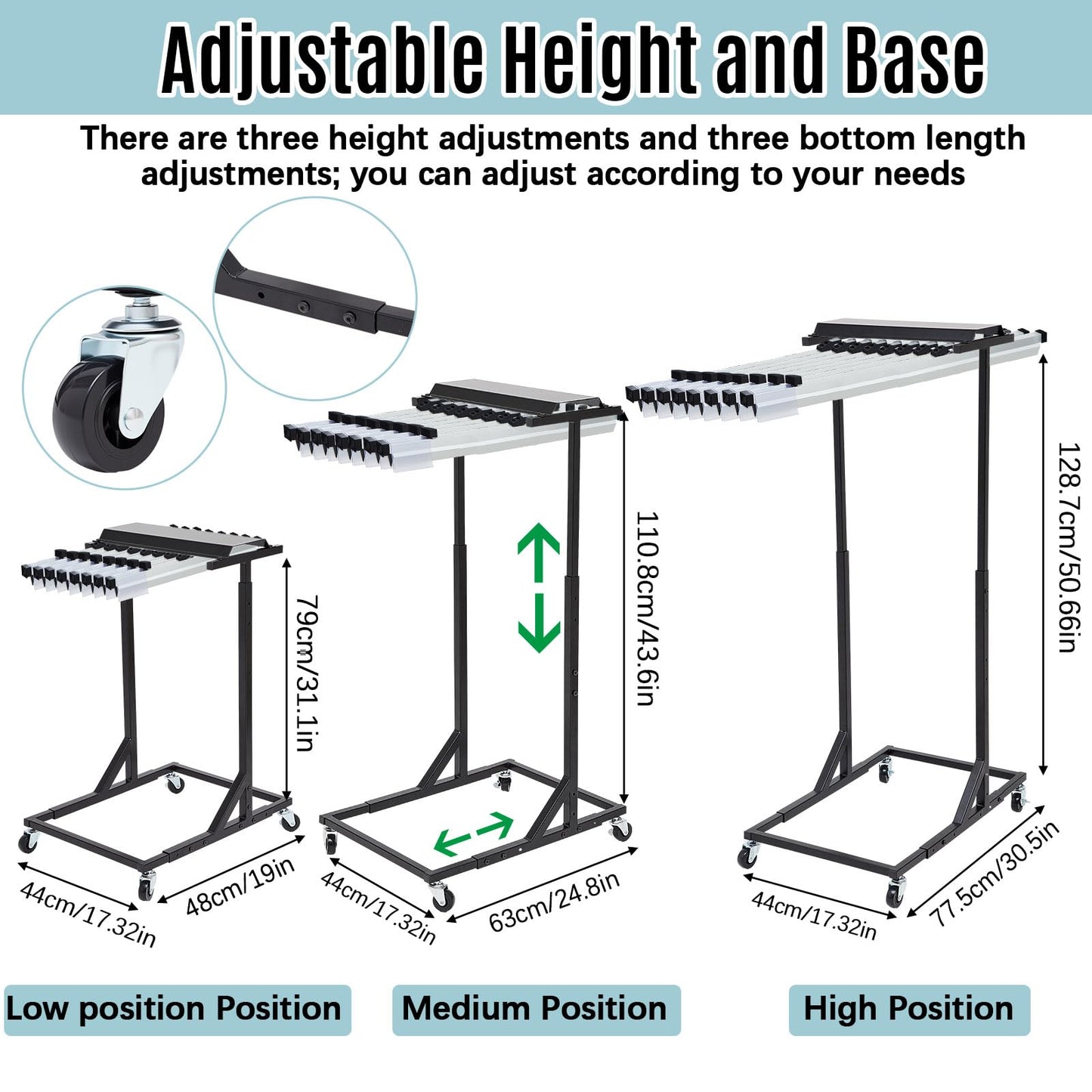 Estune Mobile Blueprint Storage Stand Rack Fits 18-24" Blueprint Clamps Large Document Storage Shelf for Construction Plans, Cad Drawings, Maps on Jobsite and Office (Without Hanging Clamps)