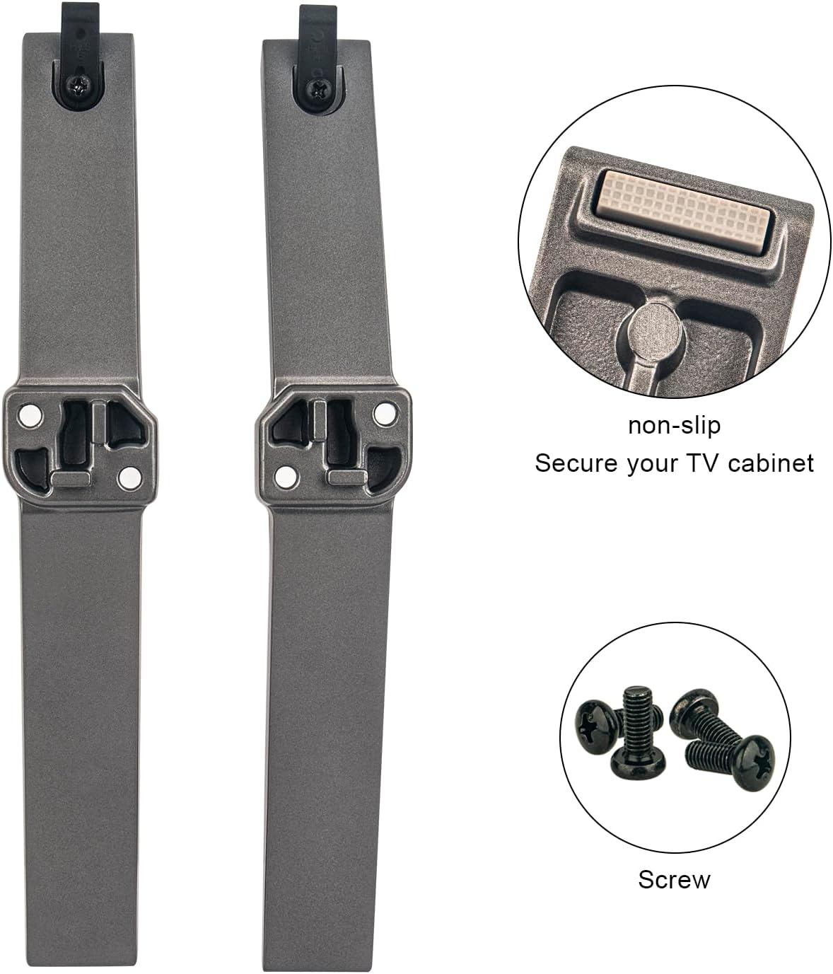 AIDITIYMI 2087L 2087R 50C350U 50C350KU 55C350LU 50C350LU 50 55 Inch C350 4K TV Base Stand, TV Stand Legs Replacement
