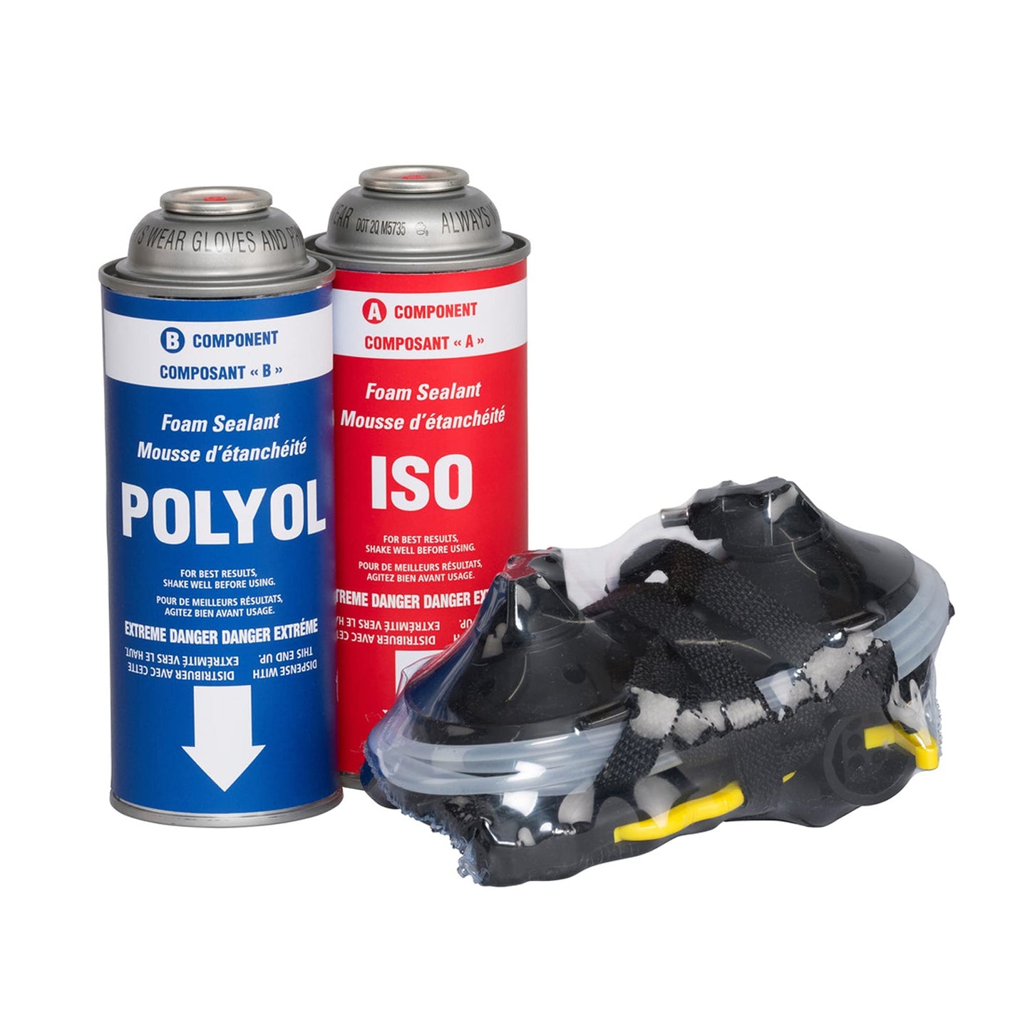 Froth-Pak 12 Spray Foam Sealant Kit, 3ft Hose, 2-Pack. Low GWP Formula. Seals Cavities, Penetrations & Gaps. Yields Up to 12 Board ft. at 2” Thick, 4” Width. Two Component, Polyurethane, Closed Cell