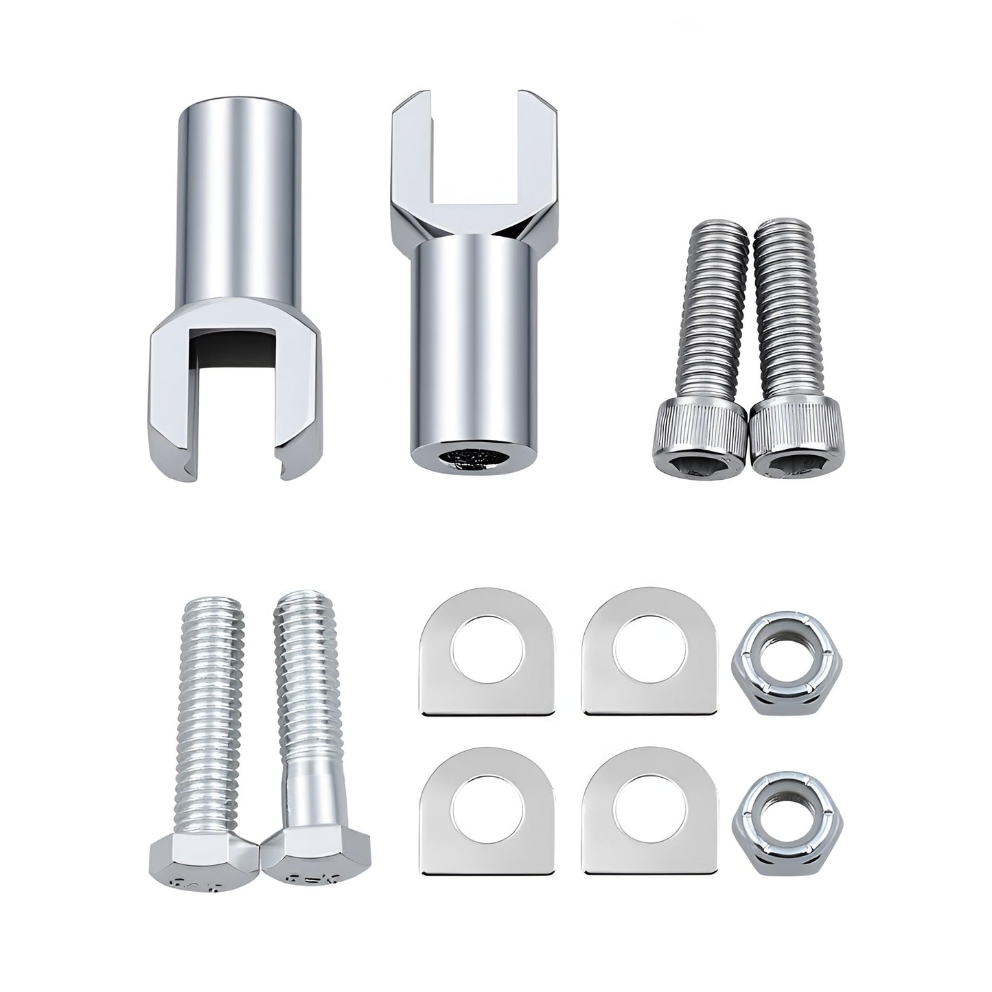 Motorcycle foot pegs Supports Mounts Clevis Fits For Harley Davidson Softail 2000-2006 (Chrome) harley pegs Mount Bolts