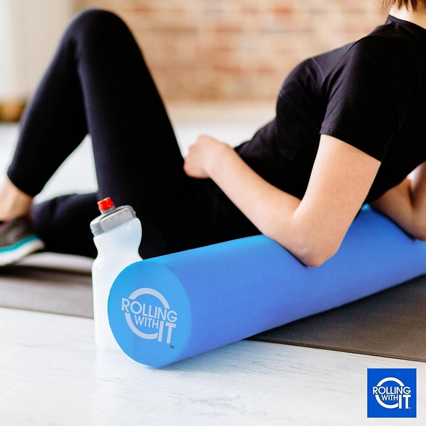 Rolling With It Foam Roller with High Density for Physical Therapy, Muscle Roller for Exercise and Muscle Recovery, Eco-Friendly Back Roller, Firm and Smooth Surface Massage Roller, Size: 18 inches