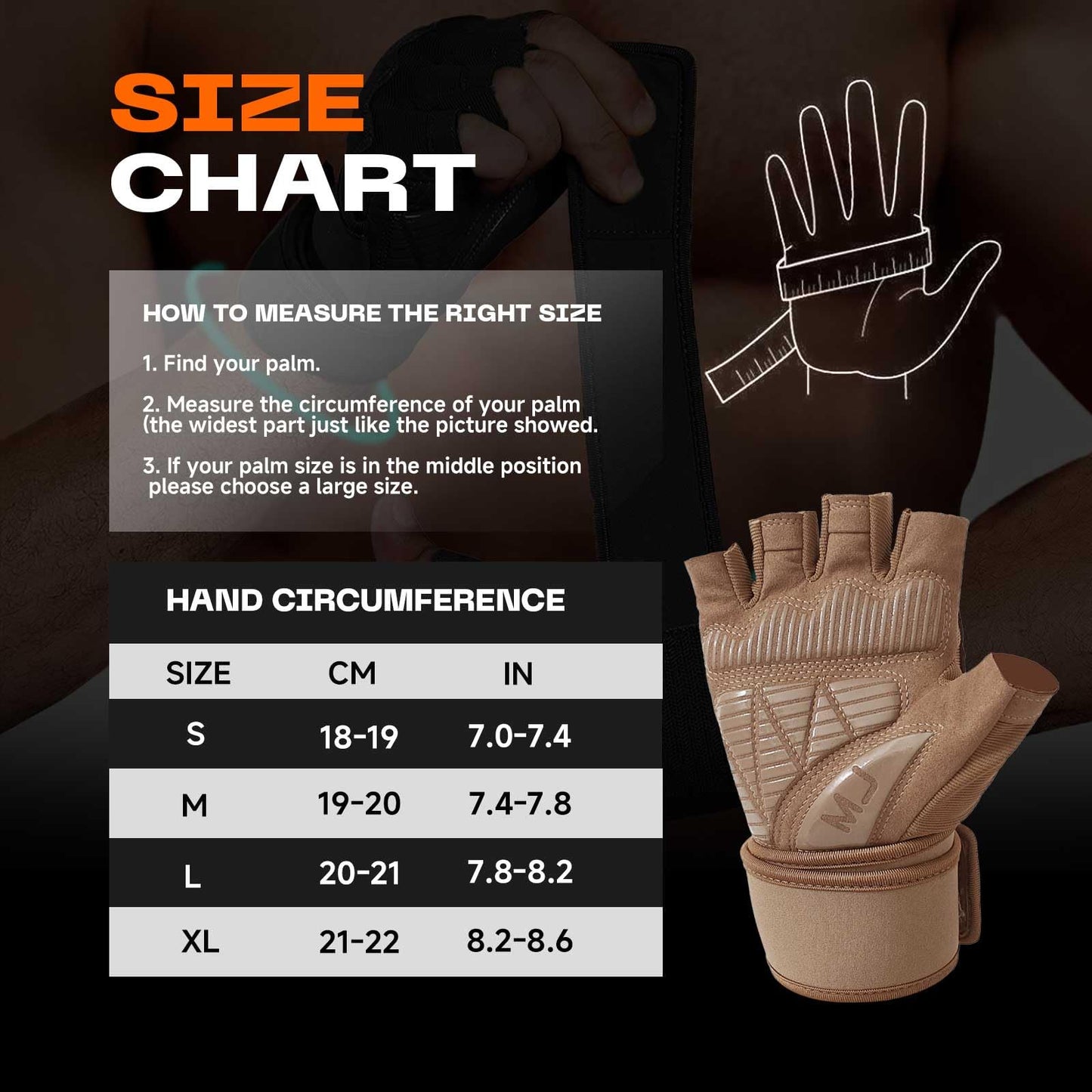 Foclassic Workout Gloves for Men Women - Weight Lifting Gloves With Wrist Wrap Support, Palm Protection and Grips for Gym Exercise, Cross Training