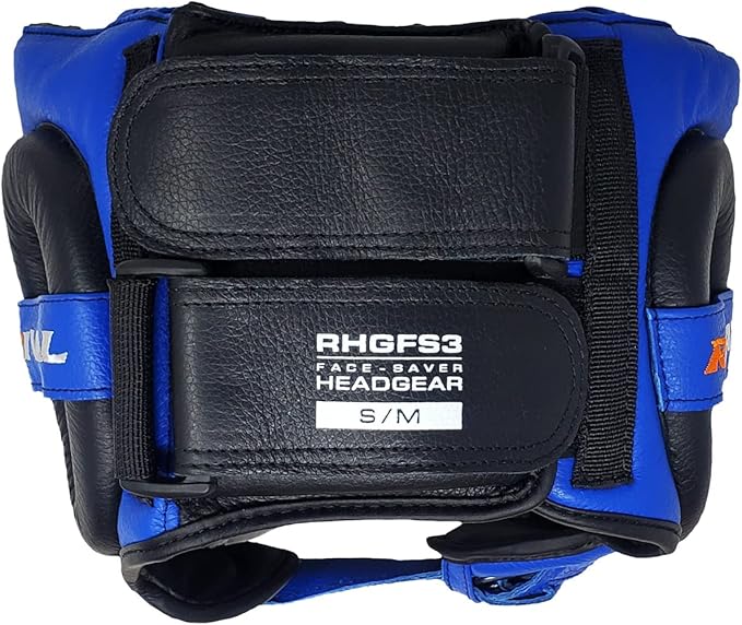 RIVAL Boxing RHGFS3 Face-Saver Sparring Headgear - Wide Eye Opening, Premium Leather, and Thermoplastic Inner Frame