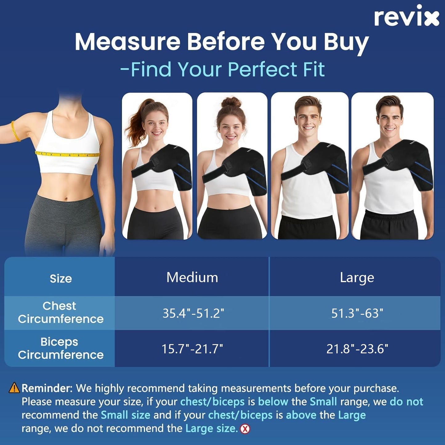REVIX Shoulder Ice Pack Wrap, Ice Shoulder Brace for Rotator Cuff and Arm, Reusable Gel Cold Therapy Wrap for Discomfort Relief & Muscle Relaxation