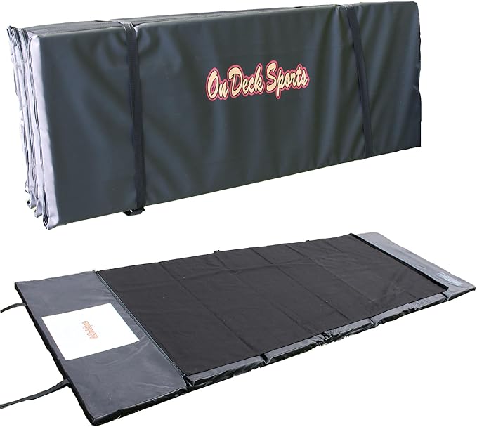 On Deck Sports Safe-Slide Baseball & Softball Sliding Mat – Foldable, Indoor/Outdoor Training Tool for Sliding Technique, Durable & Padded Design