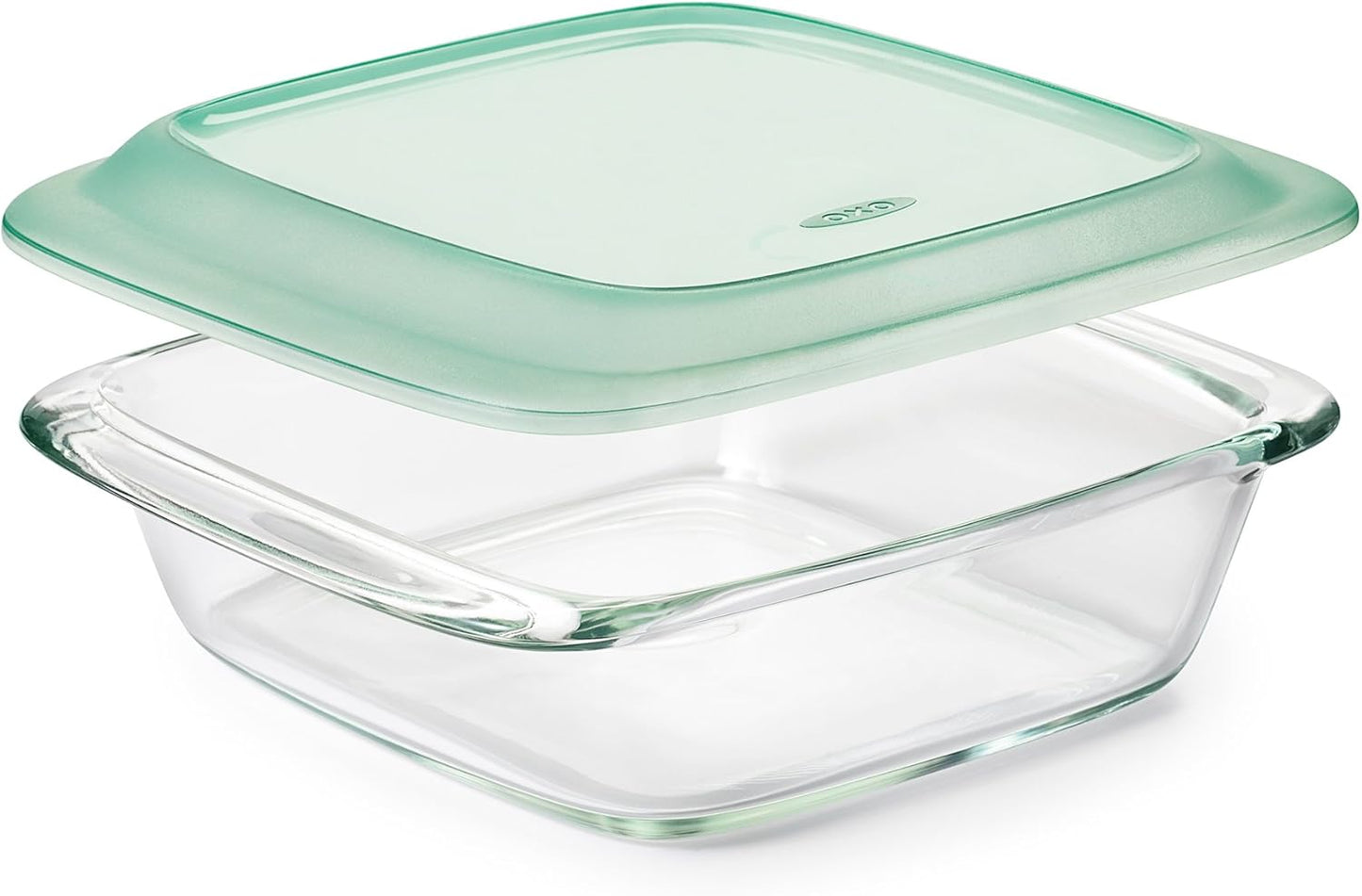 OXO Good Grips Glass Baking Dish Set - Freezer-to-Oven Safe, 3 Qt & 2 Qt with Lids | Clear, 9 x 13 & 8 x 8