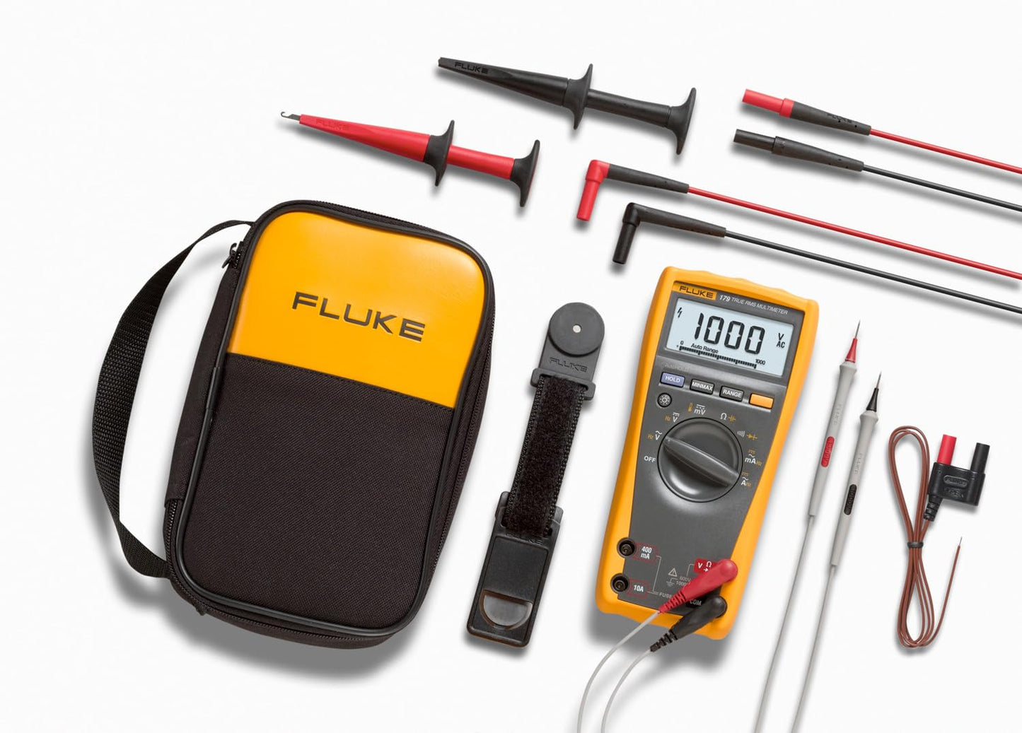 Fluke - 2718166 179/EDA2 6 Piece Industrial Electronics Multimeter Combo Kit