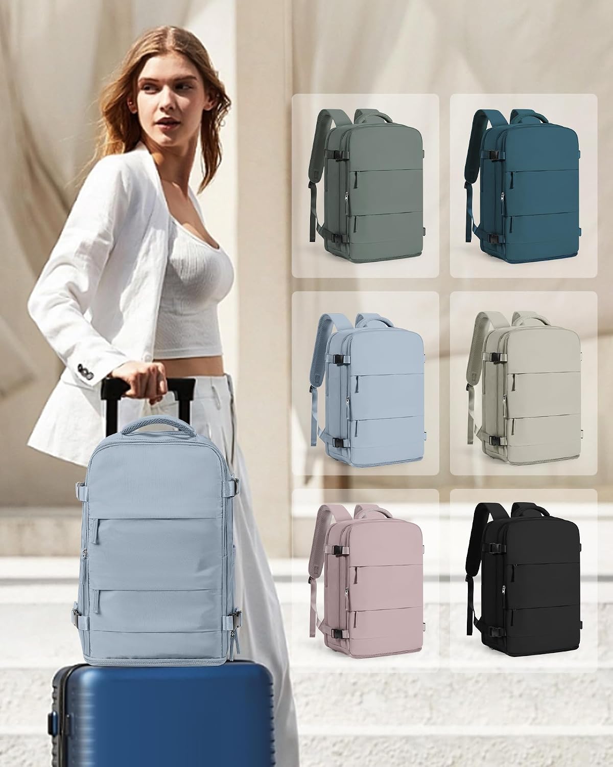 coowoz Backpack Backpack Backpacks Travel Carry On for Women Man Gym with Laptop Compartment Mochila de Viaje Teacher
