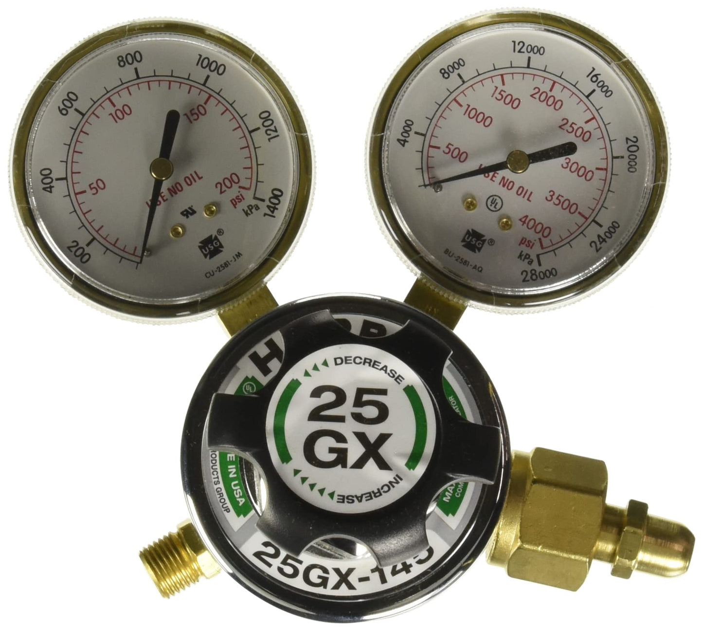 Harris 3000510 25GX Regulator, 145-540, 2"