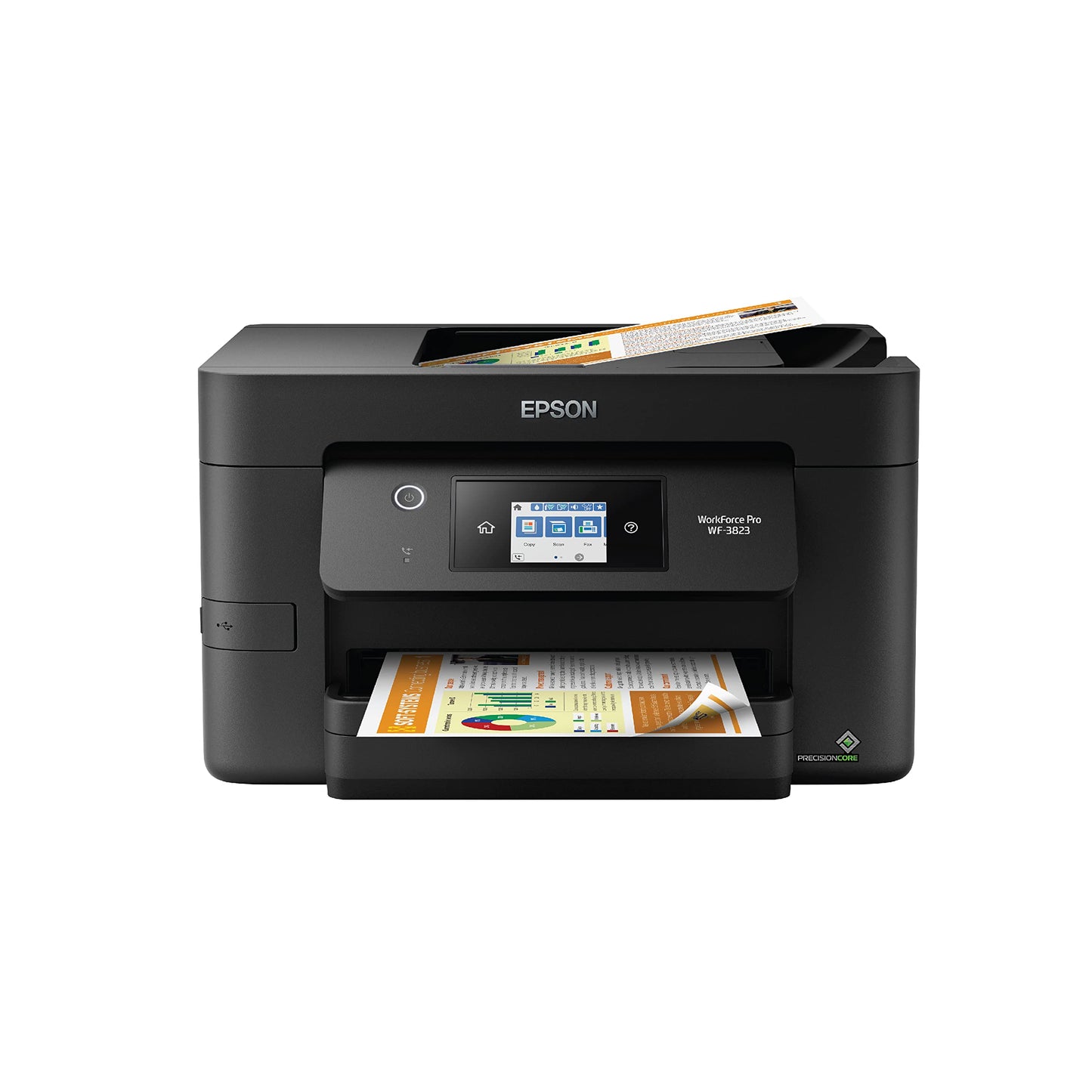 Epson Workforce Pro WF-3823 Wireless All-in-One Printer with Auto 2-Sided Printing, 35-Page ADF, 250-Sheet Paper Tray and 2.7" Color Touchscreen