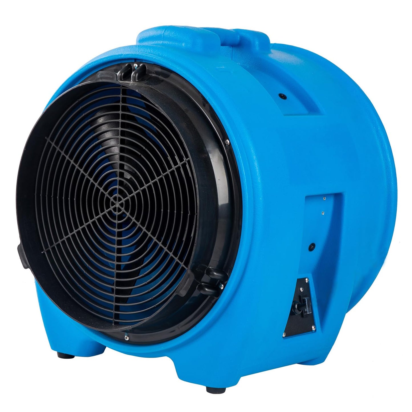 MOUNTO 16-Inch Axial Blower Exhaust Fan - 1HP, 5000 CFM, 200pa, Durable, Stackable, Ductable for Efficient Ventilation