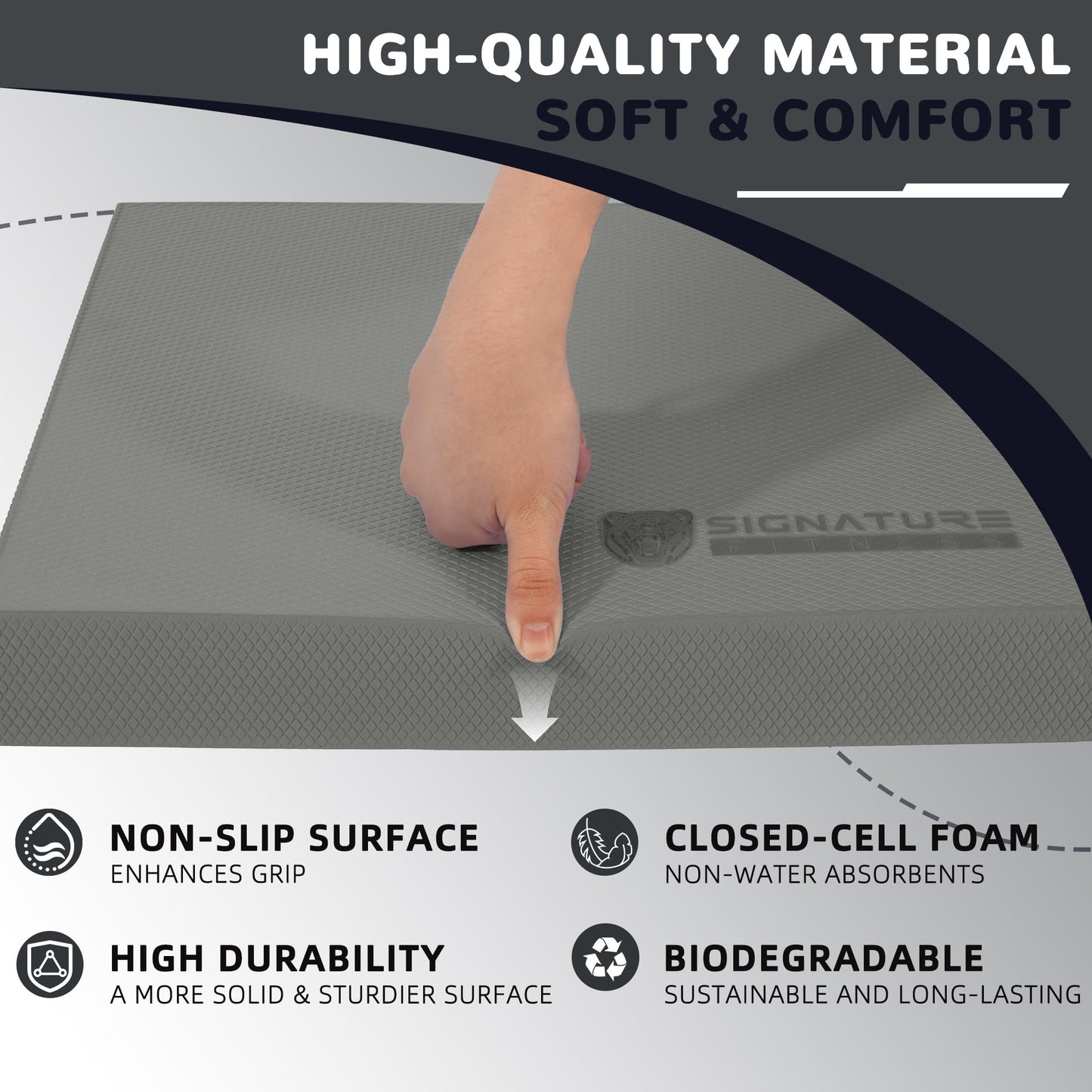 Fitvids Balance Pad, Nonslip Foam Balance Pad