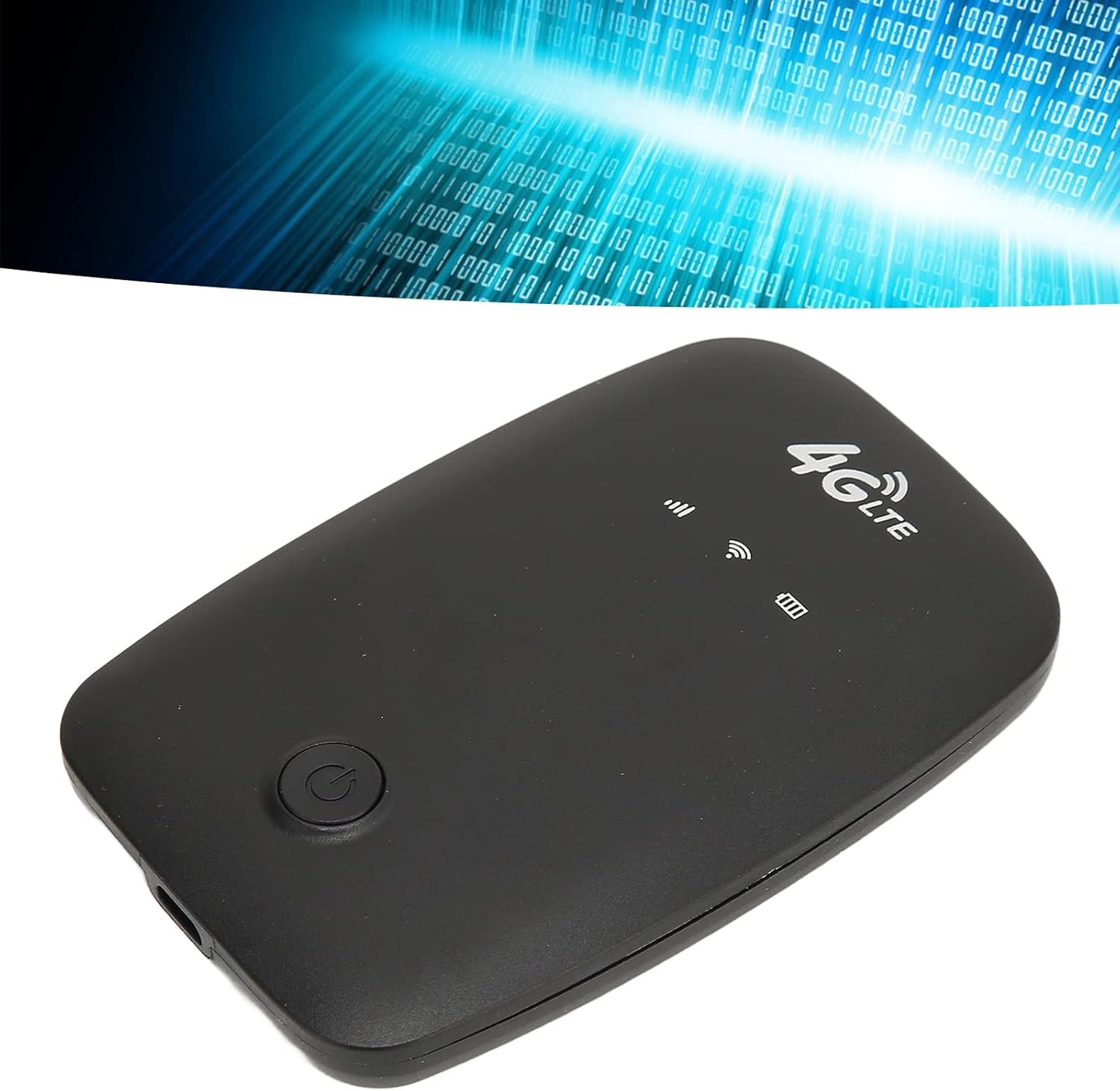 ciciglow 4G 140 Countries Mobile Hotspot Router, Portable Router with SIM Card Slot, Pocket Device with LED Display