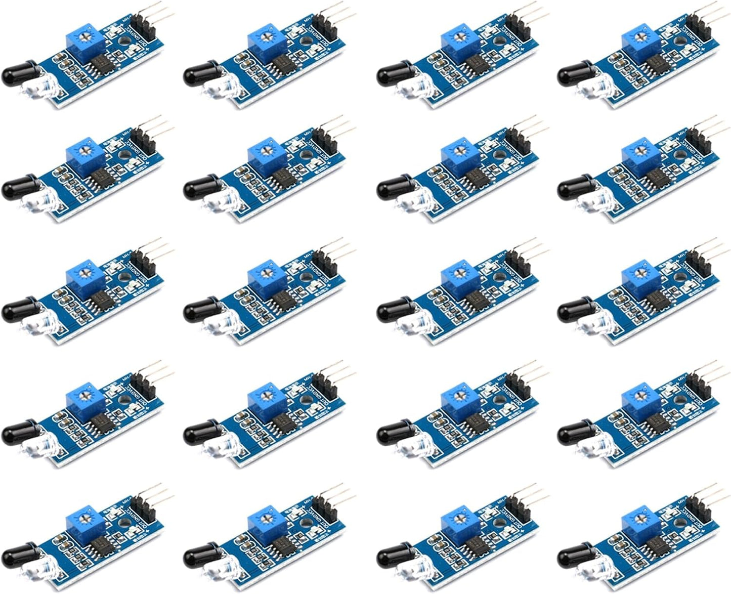 EC Buying 20pcs Tracking,3.3V-5V IR Infrared Obstacle Avoidance Sensor Modules for Arduino - Reflective Photoelectric