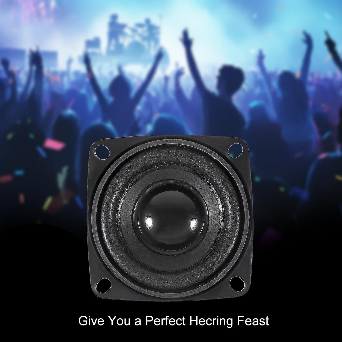 ALMOCN 2PCS 2" 8Ohm 10W DIY Small Full Range Audio Speaker Stereo Woofer Loudspeaker for Arduino and DIY Speaker