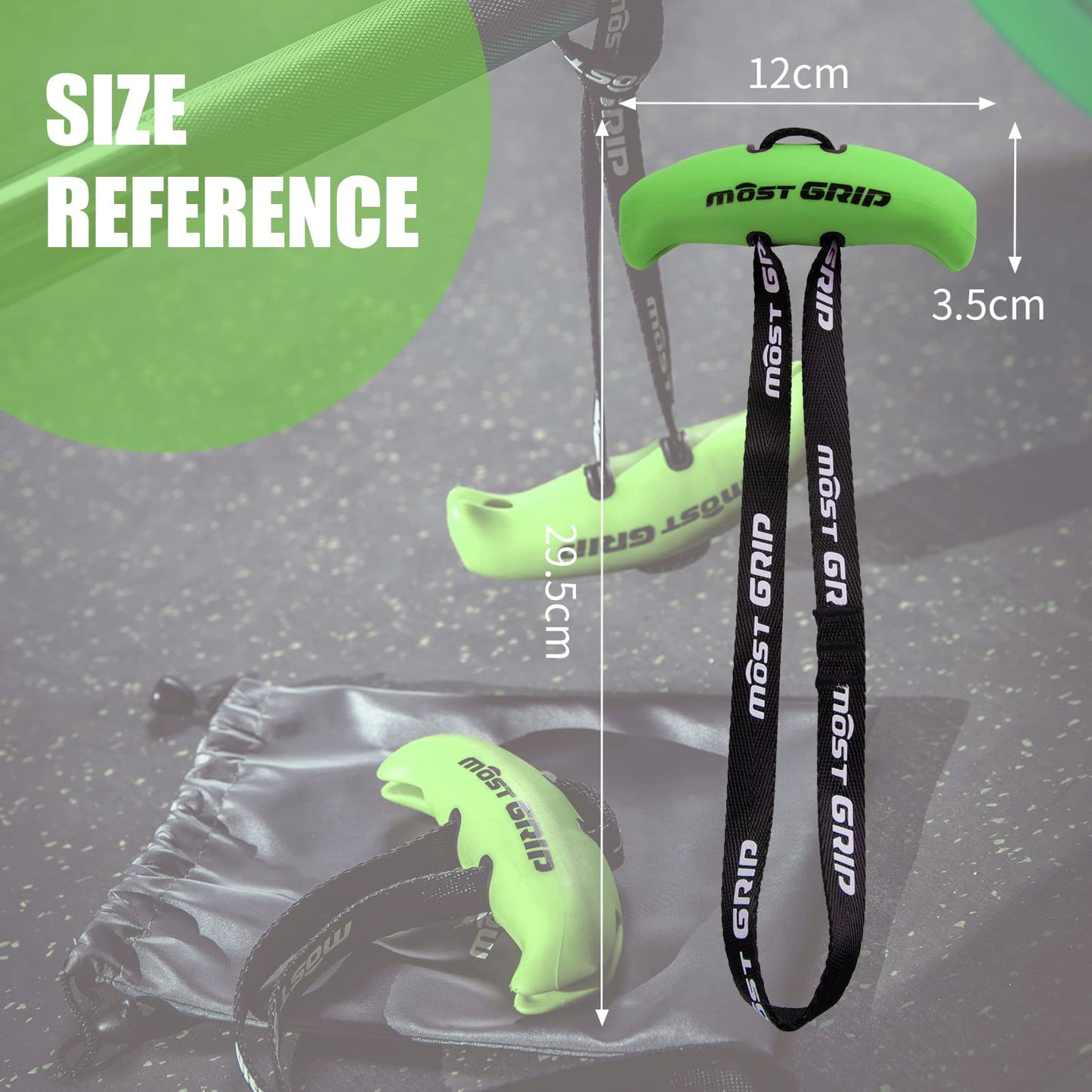 MOST GRIP Neutral Grip Pull Up Handles for Home Gym Workout, Ergonomic Pull Up Grips with Non-Slip for Pull Up Bar and T-bar Row