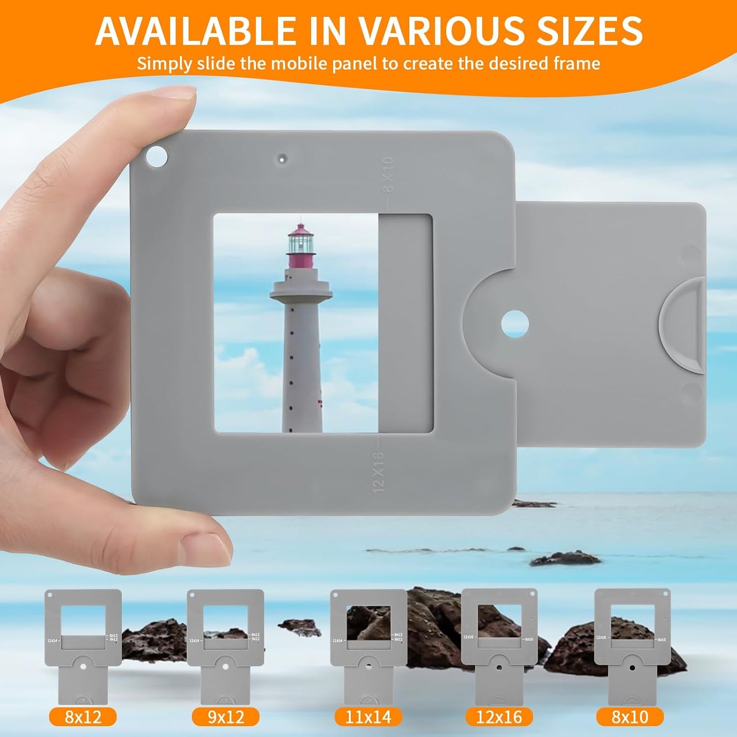 LiuLiXia View Finder, View Catcher with Sliding Mechanism for Photography, Drawing, Sketching