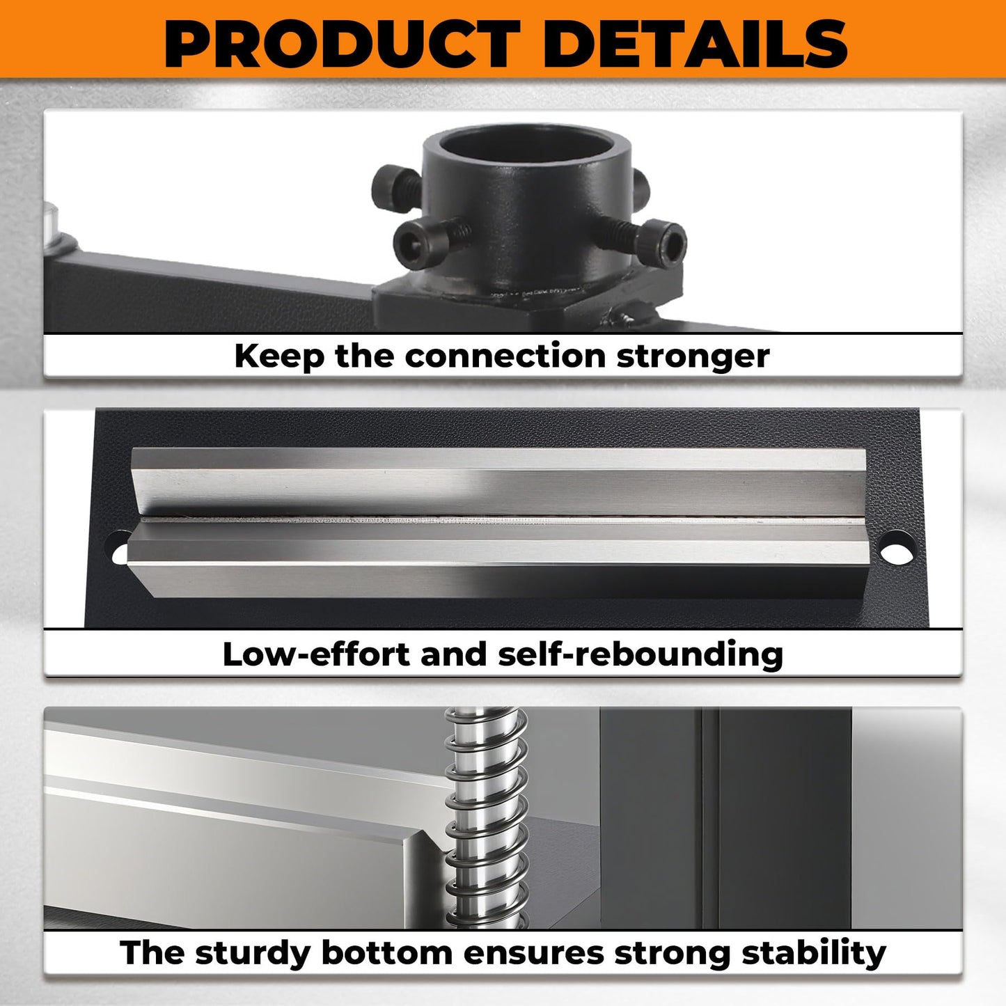 Sidasu 12" Press Brake Attachment for 12-20 Ton Hydraulic Presses, 12" Max Bend, 0°-90° Adjustable, Fits Standard Shop Presses,Max Thick Bending 3/16