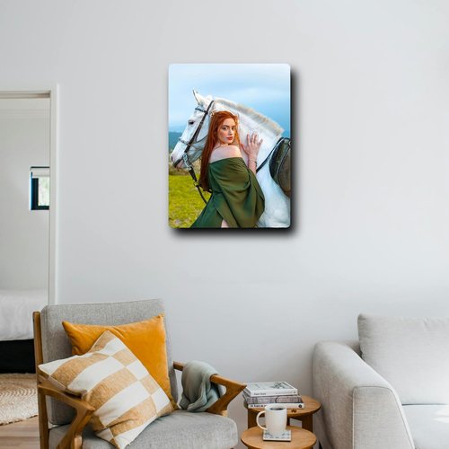 DROLLX Custom Metal Photo Prints - Personalized Aluminum Wall Art Decor | Unique Picture Gifts