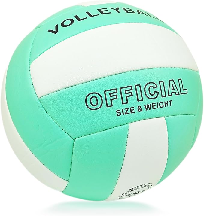 Official Size 5 Soft PU Waterproof Volleyball for boy and Girl and for Adult Indoor Outdoor Beach Training Ball and Game Ball or Beginner Teenager