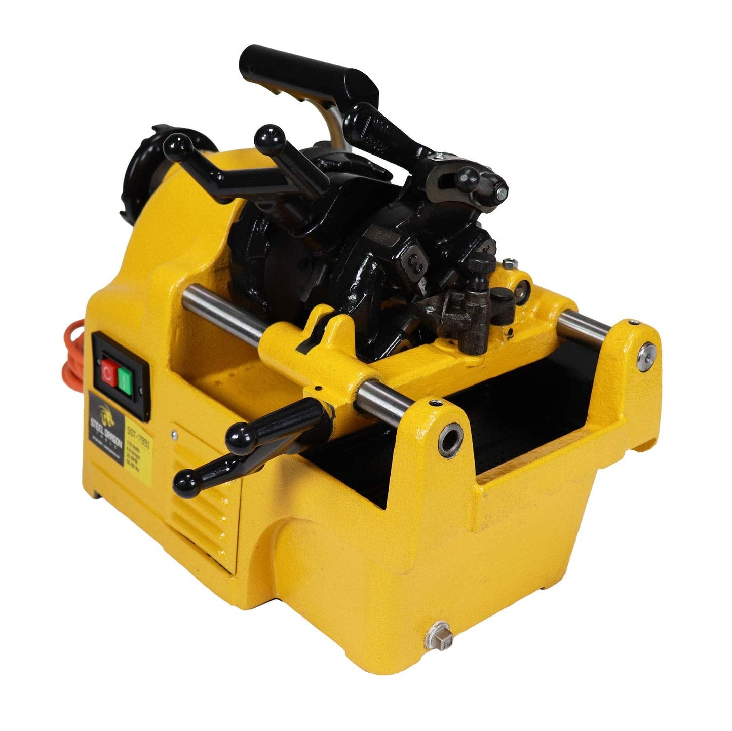 Steel Dragon Tools 7991 1/2"- 1" Power Pipe Threader Threading Machine and Self Oiling Die Head