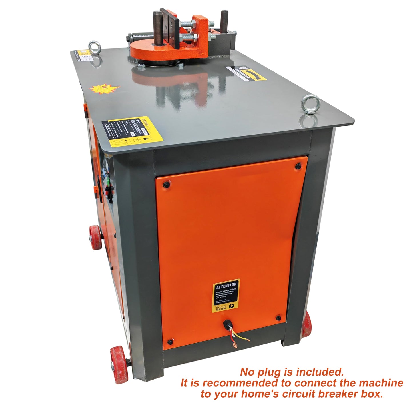 TECHTONGDA Rebar Bender Steel Bar Hoop Bending Machine for Φ18-22mm Steel Bar CNC Panel 220V
