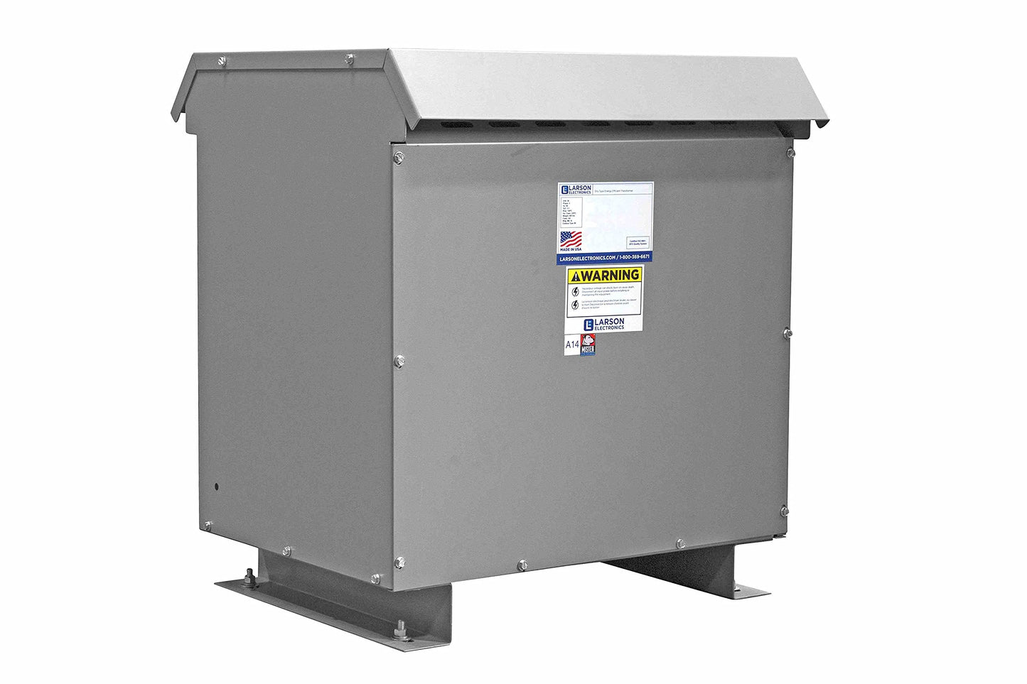 25 kVA Isolation Transformer - 208V Primary - 120/240V Secondary - Single Phase - NEMA 3R