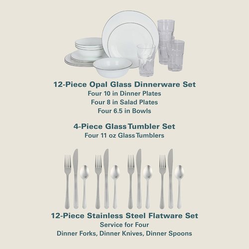 Gibson Home 74-Piece Kitchen in a Box | Complete Cookware, Dinnerware & Utensils Set