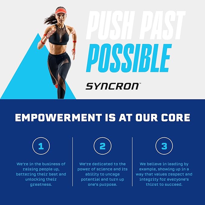 Syncron Post Workout Sports Drink Endorsed by Shohei Ohtani, Sugar Free Electrolyte Hydration, Taurine, L Arginine, BCAAs for Athletes, Watermelon Kiwi & Grapefruit Flavors, Variety 6 Pack, 16 oz