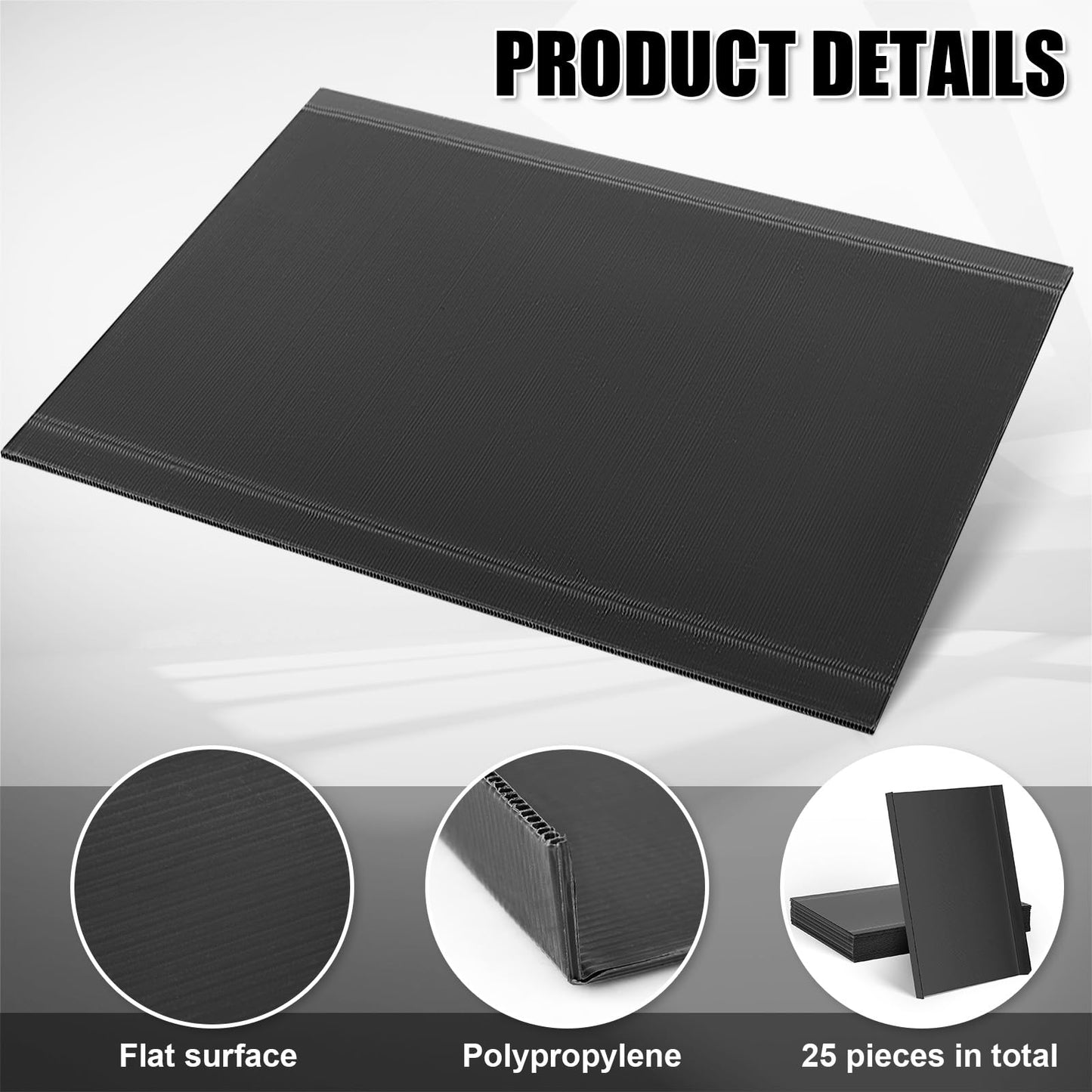 25 Pack 24 Attic Insulation Baffle, Polyethylene Attic Baffles for 24" On-Center Rafter Bays with 2" Air Channel Rafter Vents Improve Roof Ventilation and Prevent Insulation Blockage