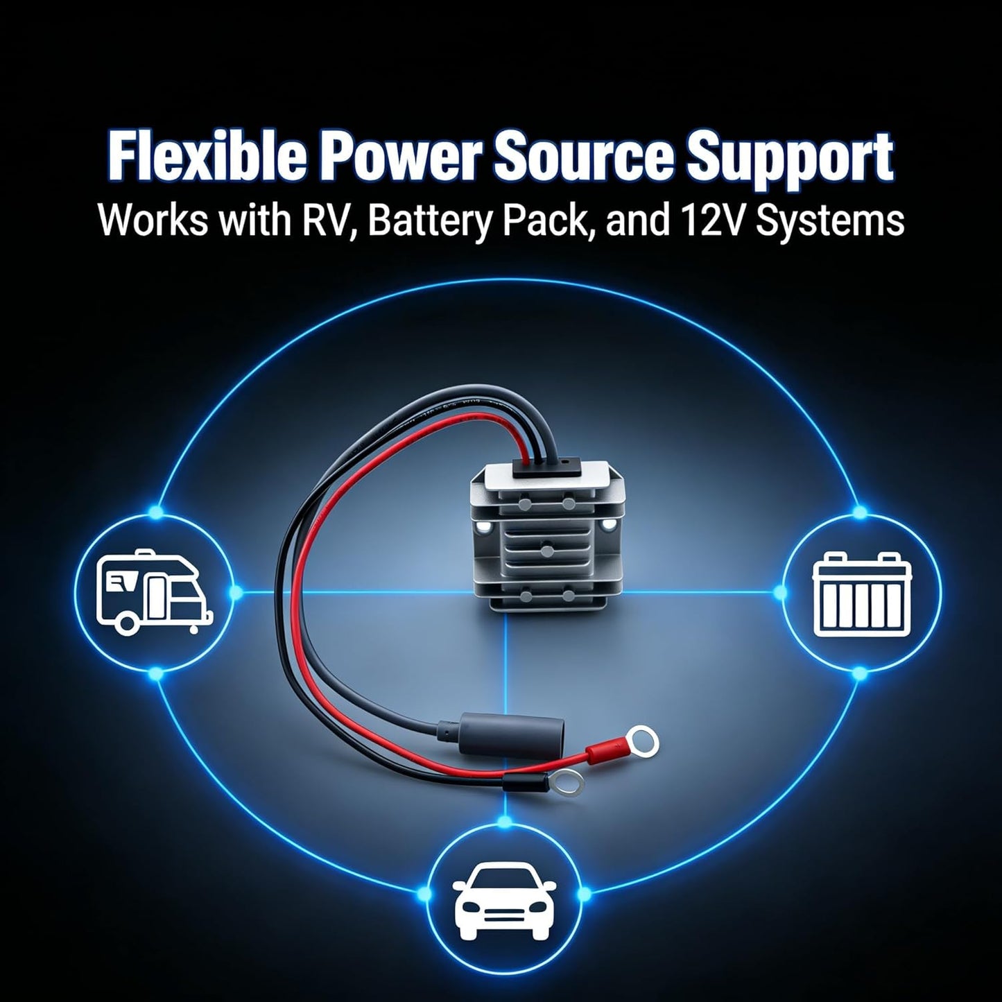 QQQDADA 12V 12V 30V 3.5A, 928V Mini Adapter, DC Step-Up Converter to Smart Boost Power Supply Cable Fit for Starlink