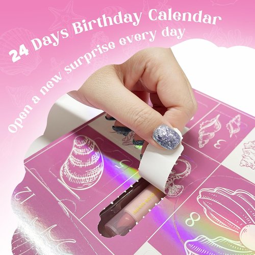 Color Nymph Makeup Kit - 24-Piece Birthday Gift Set for Teen Girls | Fun & Colorful Pink Palette