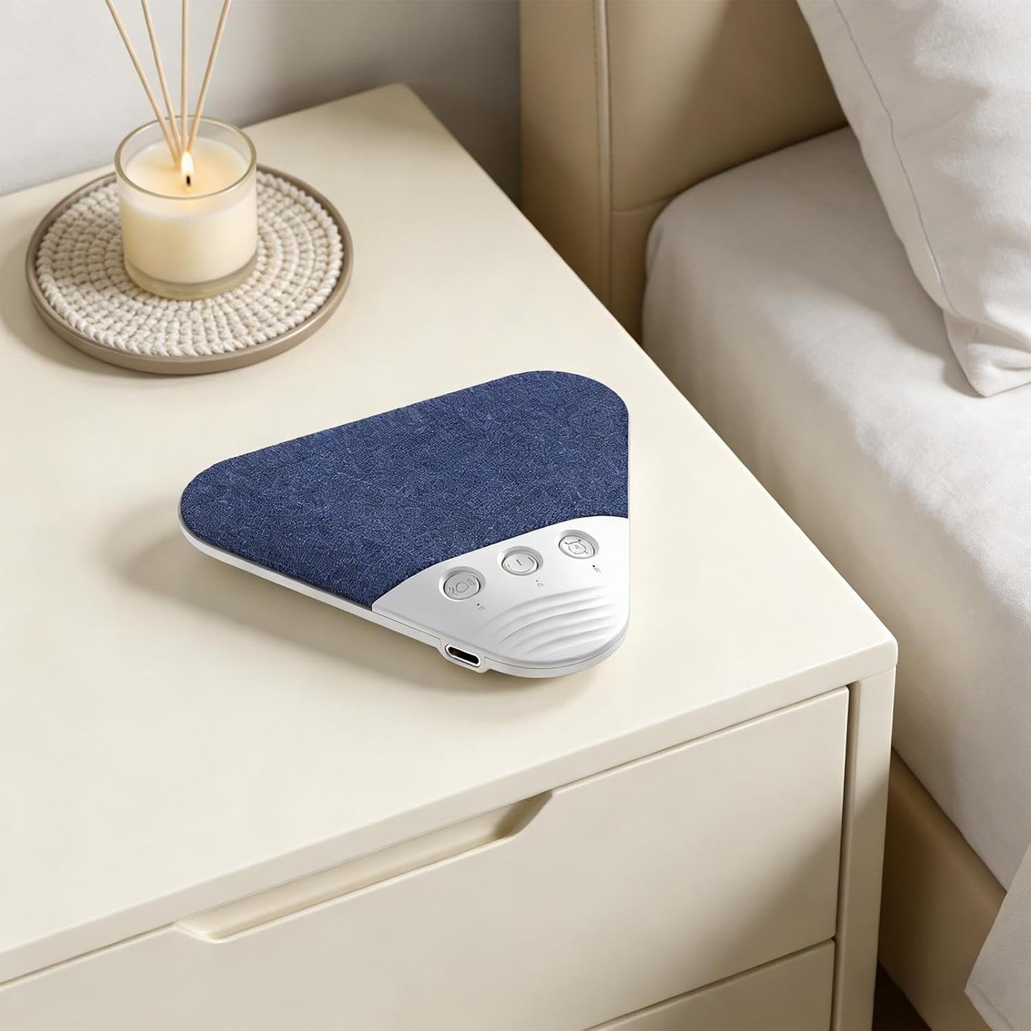 Generic 300mah, Pillow Speaker, Mini Portable White Noise Device, Sleep Sound Machine, Compact Nighttime Aid, Soft