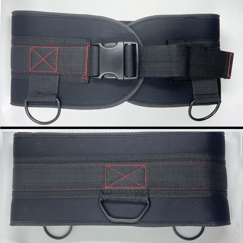 LOOEEL Weightlifting Belt,Adjustable Waist Dip Belt with Chain Strap,Pull Up.Deep Squat Weight-Bearing Straps are Used to Enhance Strength Training and are Suitable for Home and Gym Training.