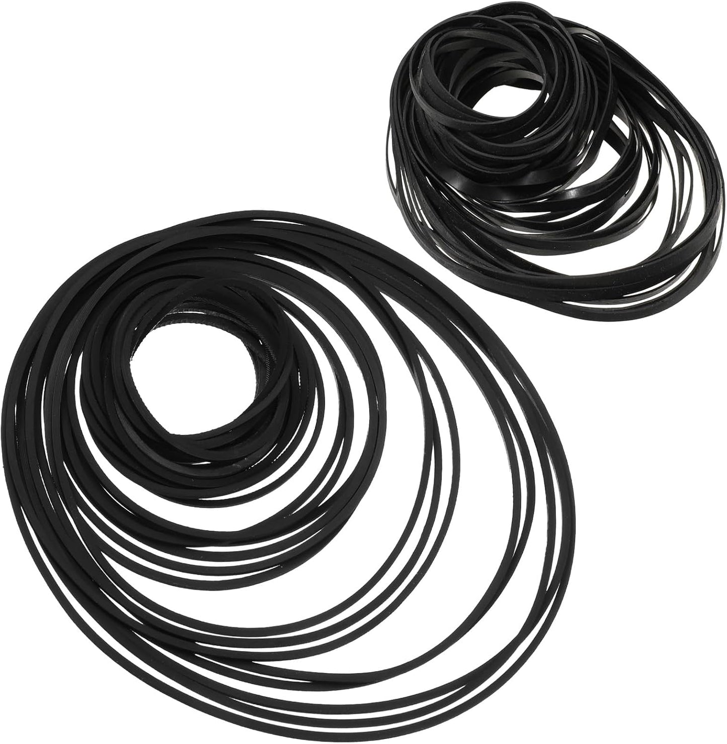 Vin Beauty 100 Cassette Cassette 40-135 mm Cassette (1mm 3mm Pcs Black Recorder Rubber Belts Recorder Repair