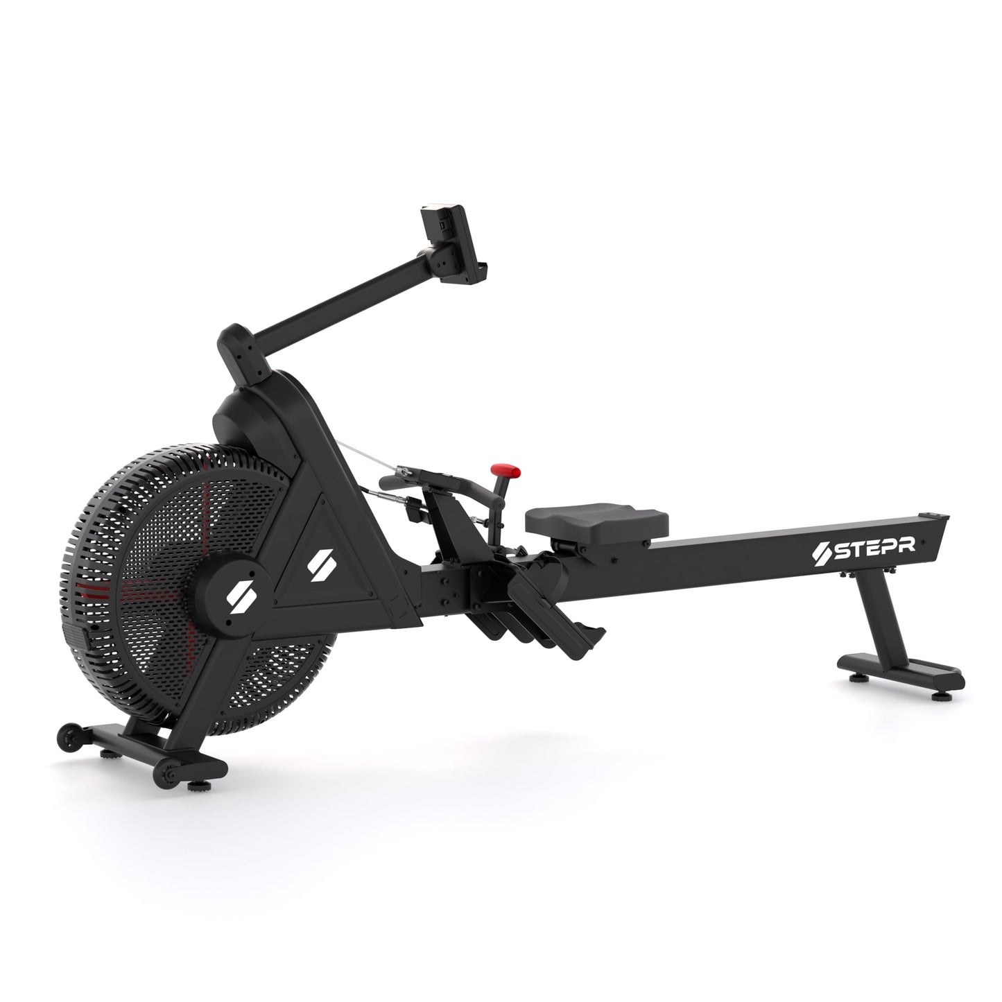 STEPR Rower XL VPR, Air Resistance Rower with Patented VPR Air Resistance Technology, Full-Body Ergometer