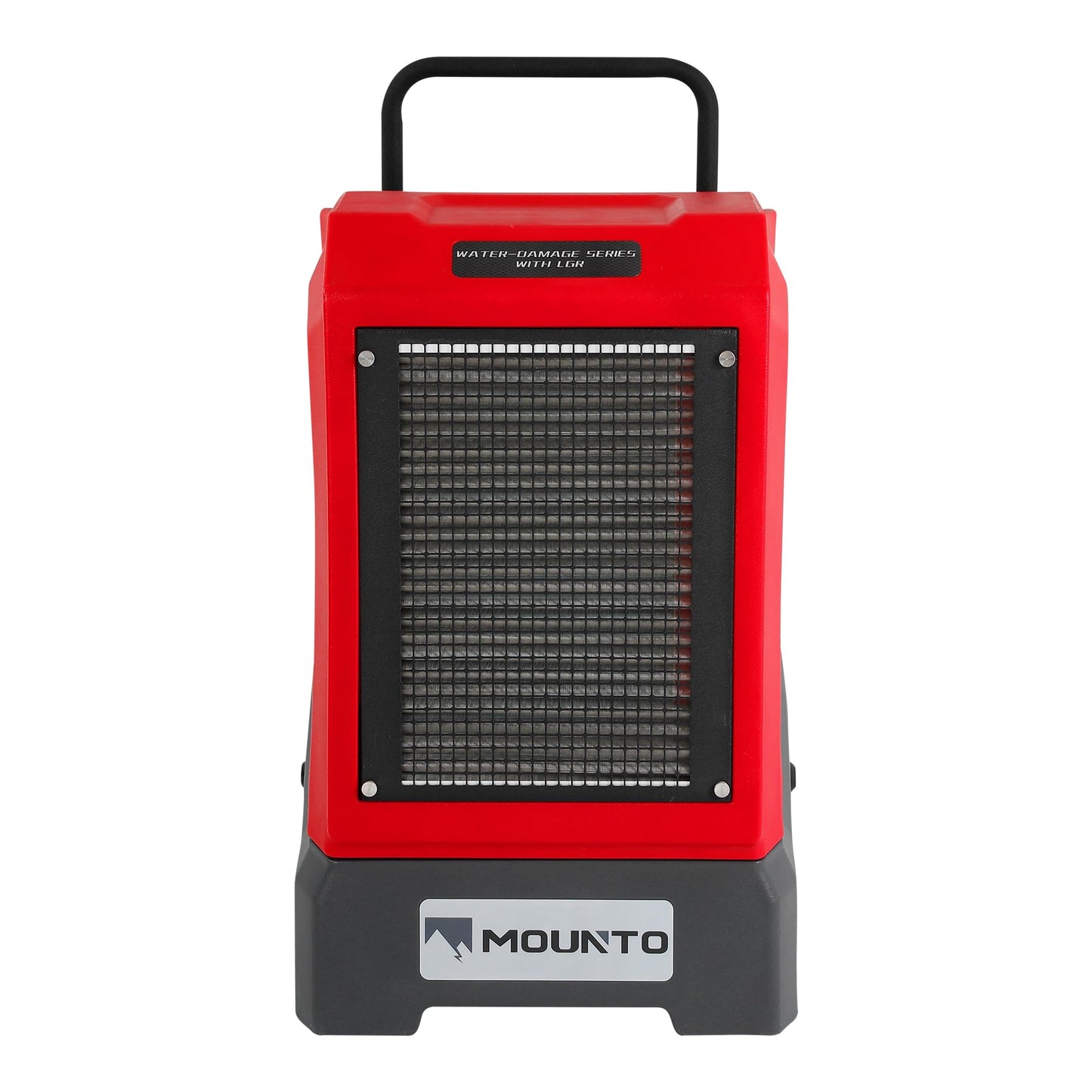 MOUNTO 310 Pints LGR Commercial Dehumidifier with Built-In Pump and Drain Hose – Portable, Heavy-Duty Dehumidifier with Wheels for Basements, Garages, Home, and Job Sites (Red)
