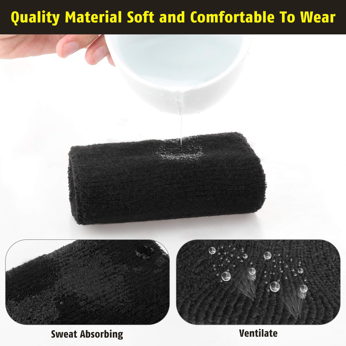 Kettlebell Wrist Guards for Men and Women, Tceapoo Sports Wrist Sleeve Athletics Sweatband Wrist Support Wrist Bands for Kettlebell Training, Weightlifting, Powerlifting and Crossfit (1 Pair)
