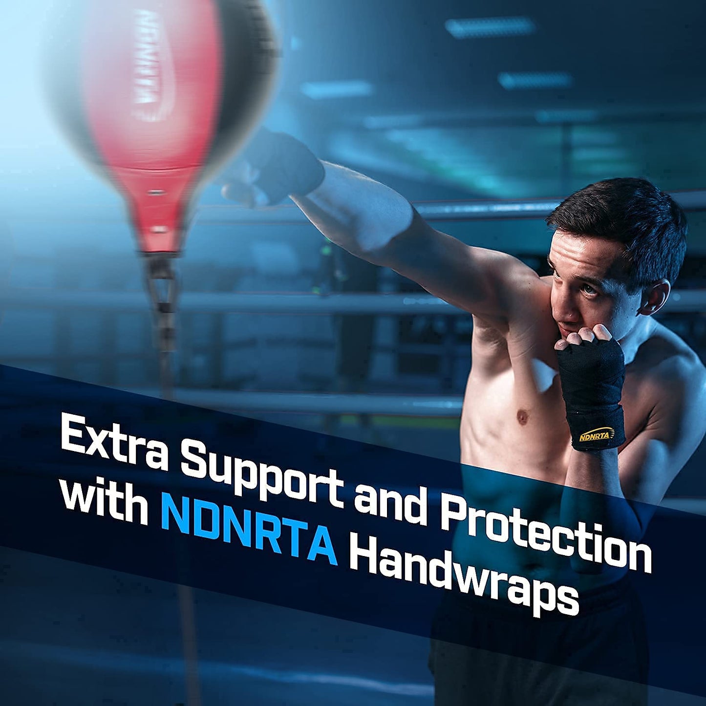 NDNRTA Double End Bag, (Classic Style Upgraded),Improve Reaction Speed, Boxing Equipment, Durable, Double End Punching Bags, Punching Bag, Home Gym, Floor to Ceiling, for Boxing