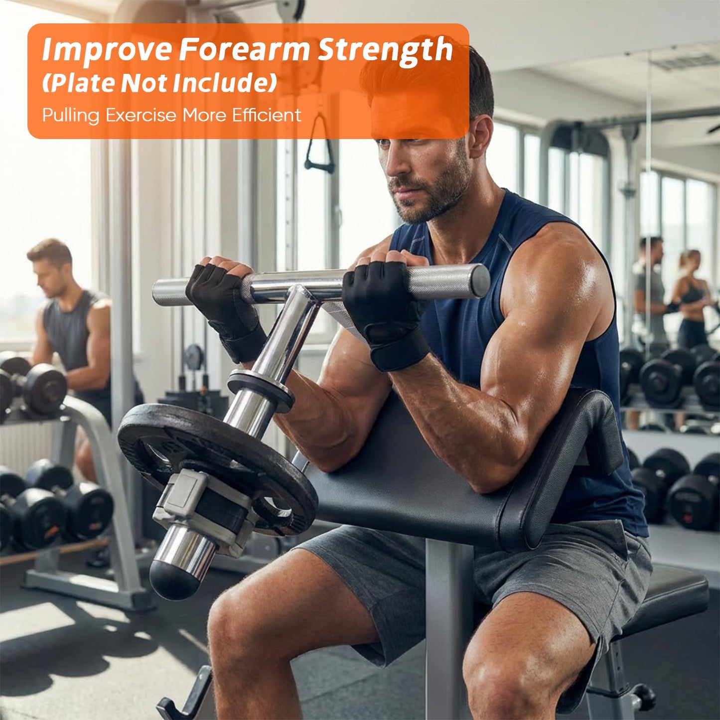 tonchean Strong Arm Forearm and Wrist Strengthener Anti-Slip Grip Trainer Adjustable Grip Trainer Portable Forearm Exerciser for home, Office & Gym Training