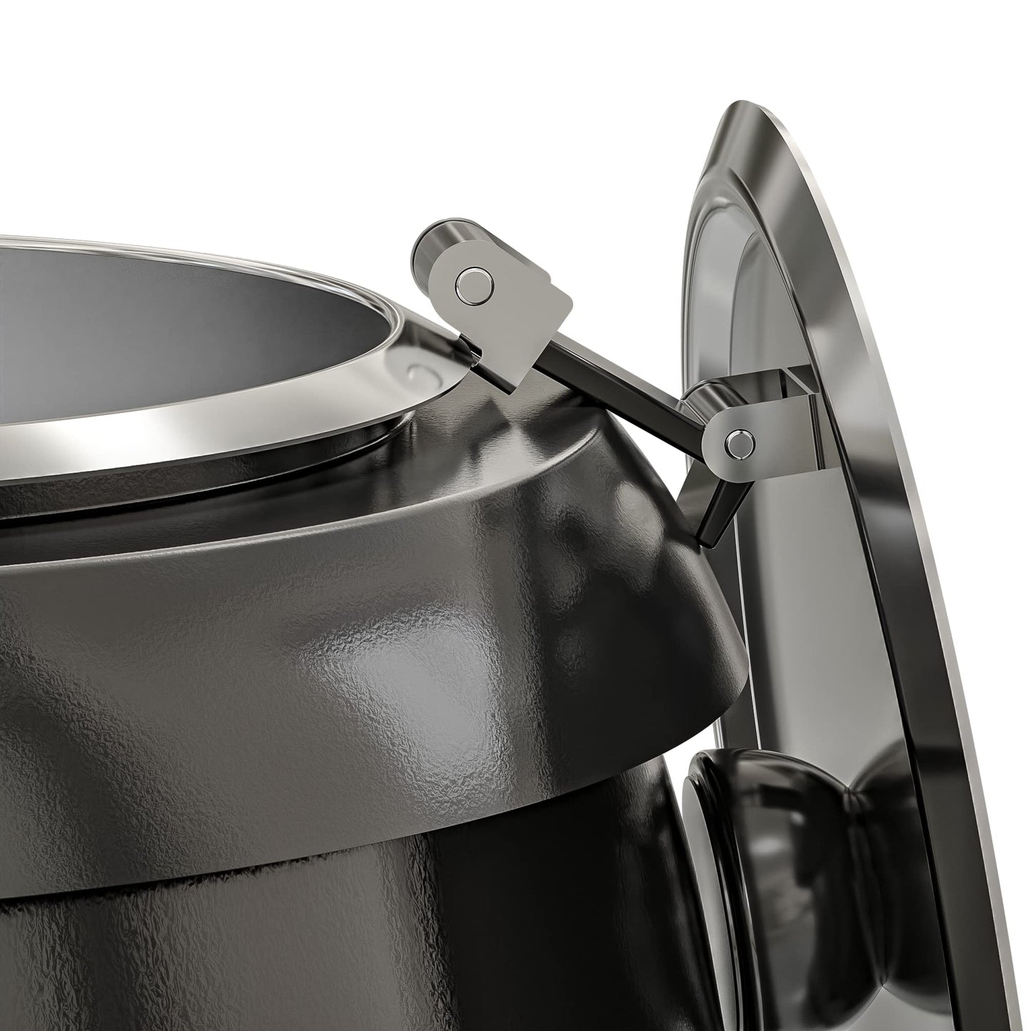 KoolMore Commercial Soup Kettle Warmer with Hinged Lid and Removable Pot Insert for Buffet, Restaurant, Party, Event, and Catering, Large 2.5 Gallon, Electric [Black] (SK-BK-3G)