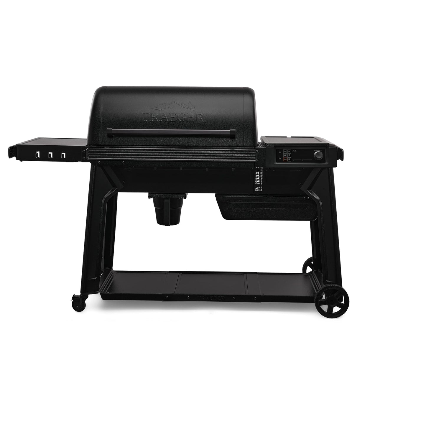 Traeger Grills Woodridge Pro Electric Wood Pellet Grill and Smoker, 970 Sq. In., Outdoor Pellet Smoker Grill with Digital Sensor and Side Shelf, Wi-FIRE Technology, Super Smoke Mode, Black, TFB97JLH