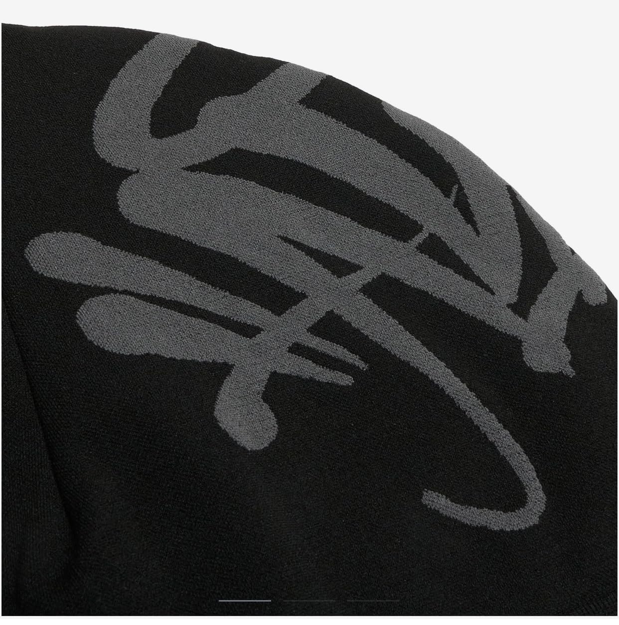 Syna World New Season Quality Skully Cap, Central CEE Beanie Running Hat - Black & Grey - synaworld