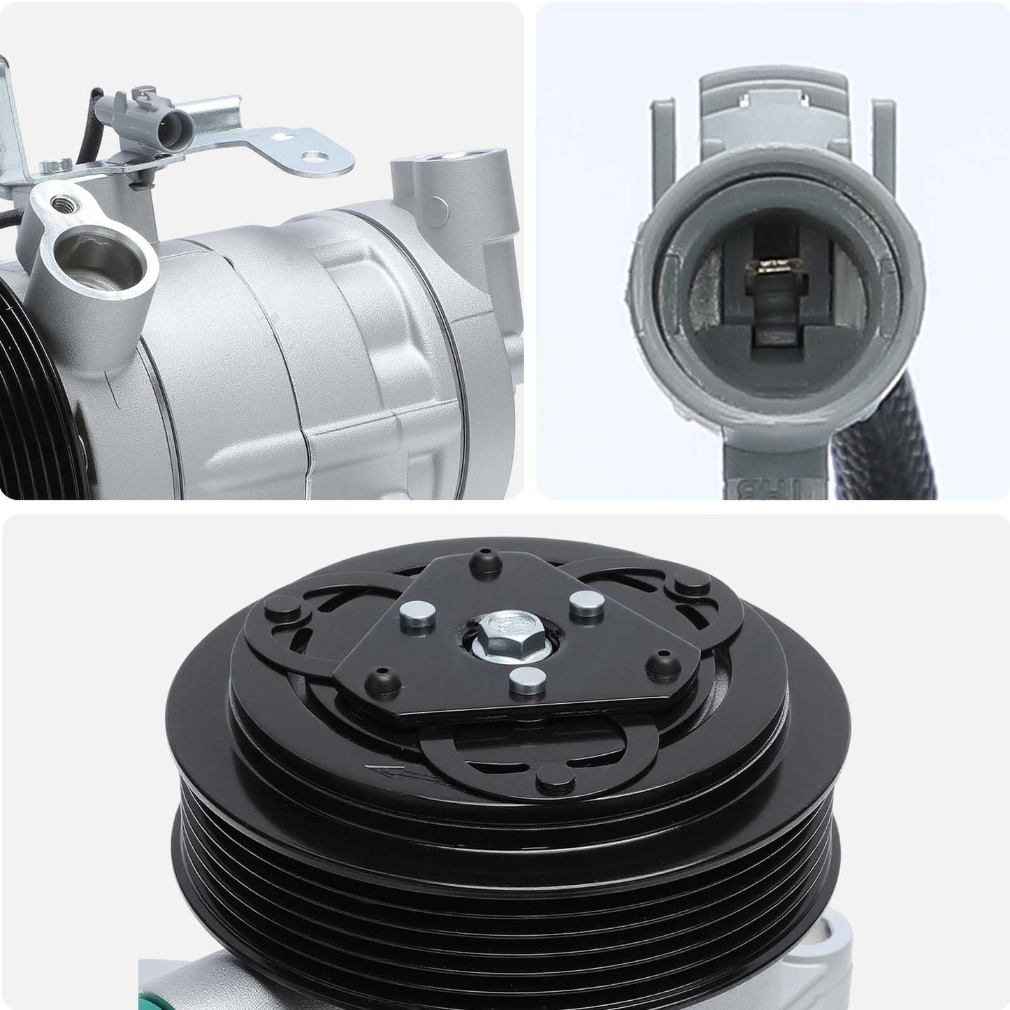 AISIN AFTERMARKET ACCF-00844 Air Conditioner AC Compressor - Compatible with Subaru Forester 2014-2018, Crosstrek 2016-2017, XV Crosstrek 2013-2015, Impreza 2012-2016