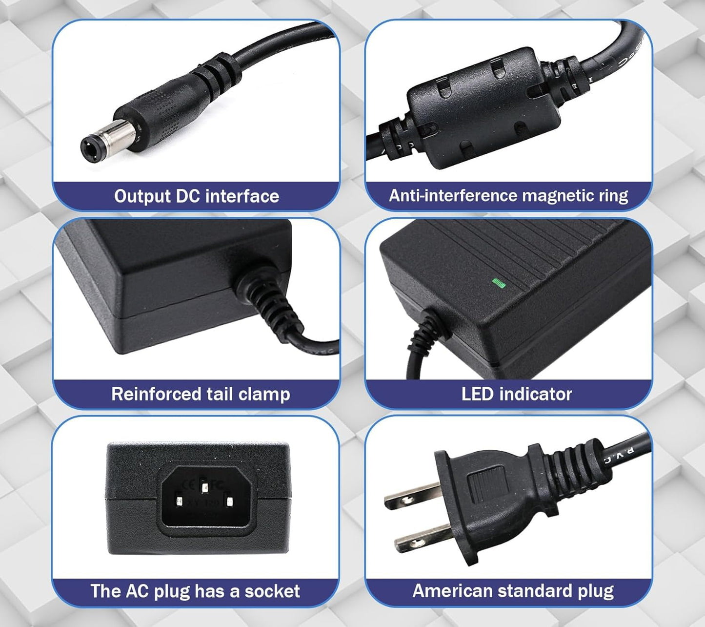 48V 4A 192W 110V/240V 48V 4A DC Power Supply Adapter Transformer Switch AC to DC Switching Converter LED Driver for LED