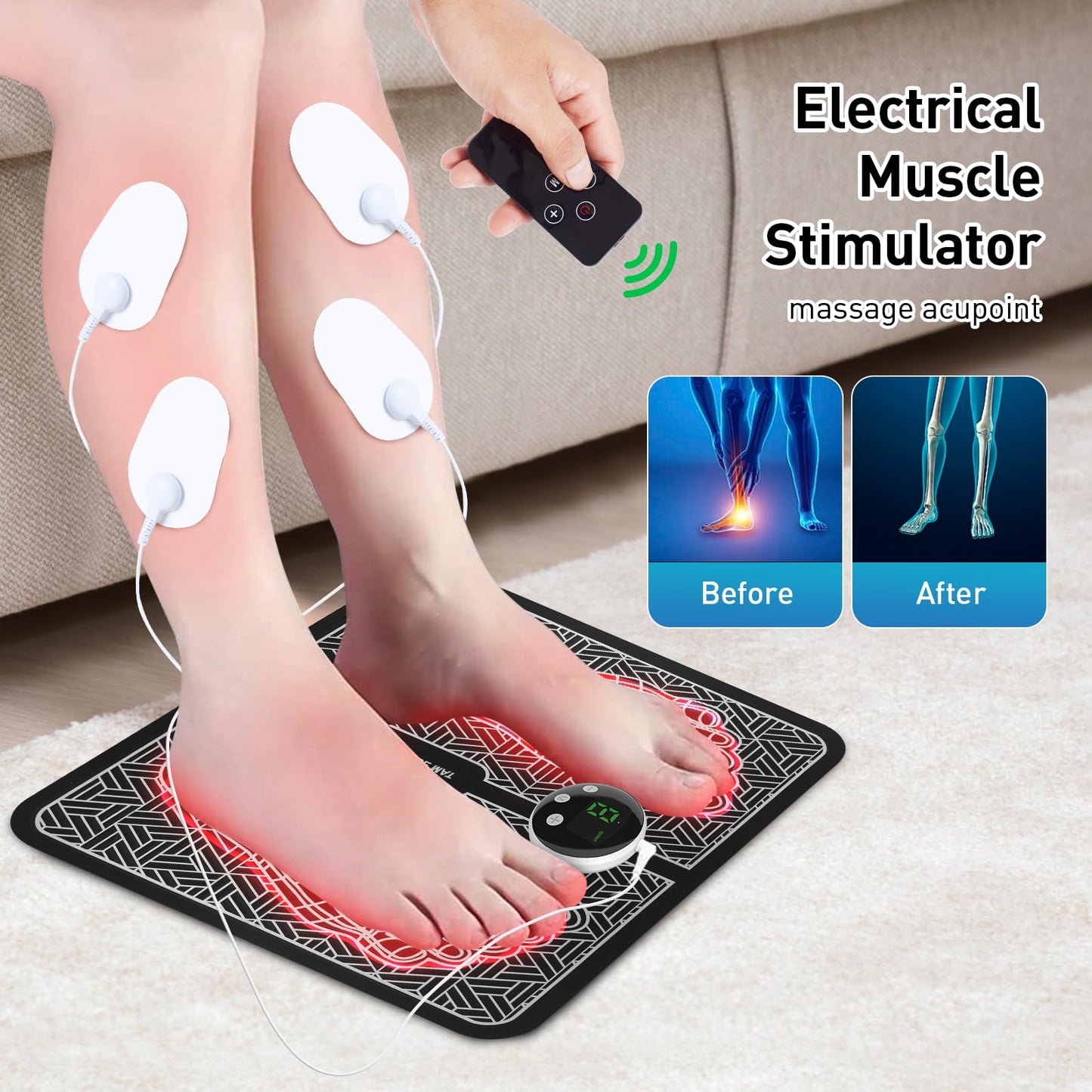Phixnozar Foot Massager Mat-2X-Large