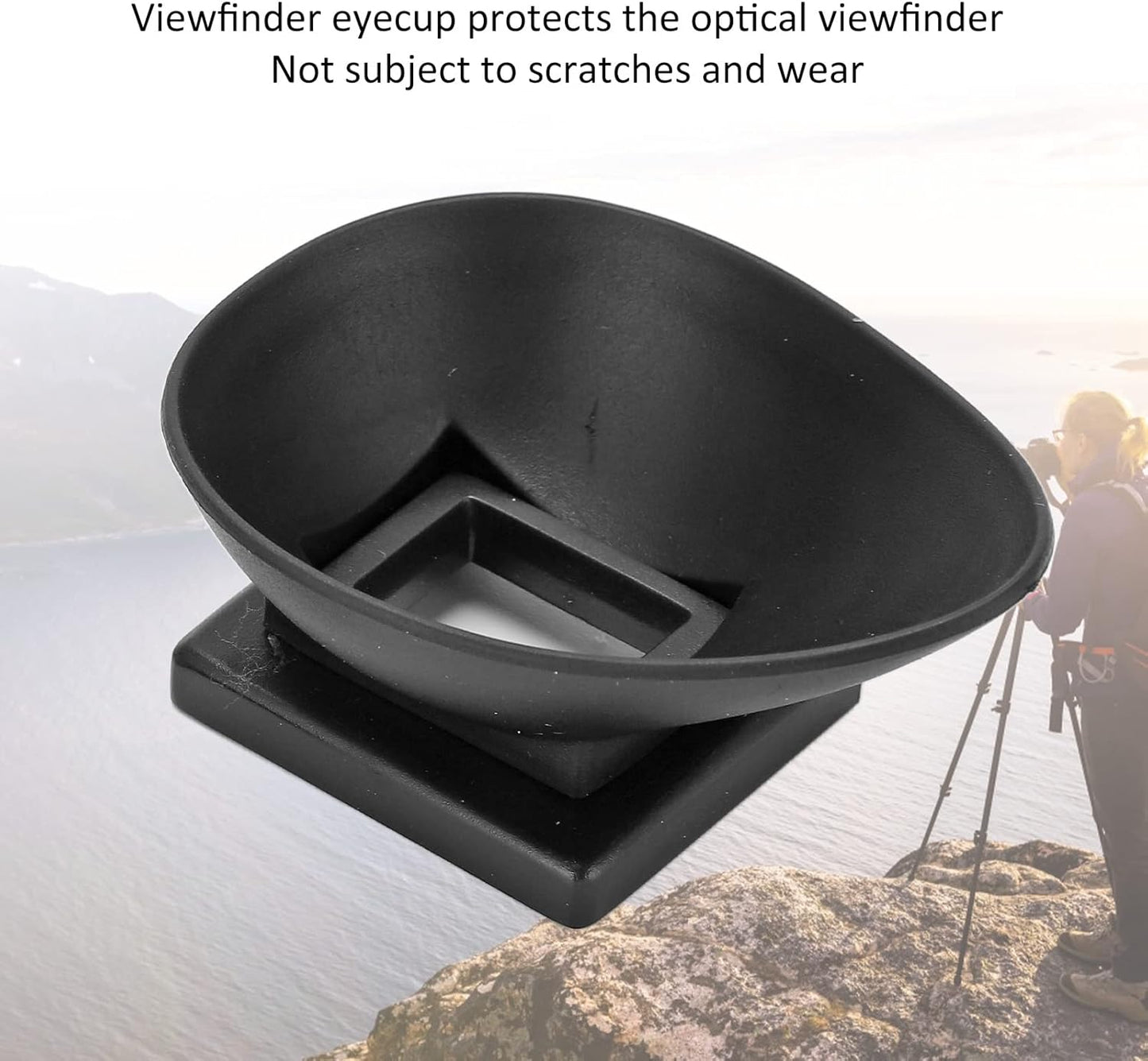 Eyecup,22mm 5D2/5D/6D/40D/50D/60D/60Da/70D Hilitand Camera Viewfinder Rubber Viewfinder Eyecup with Top Cold Shoe Cover