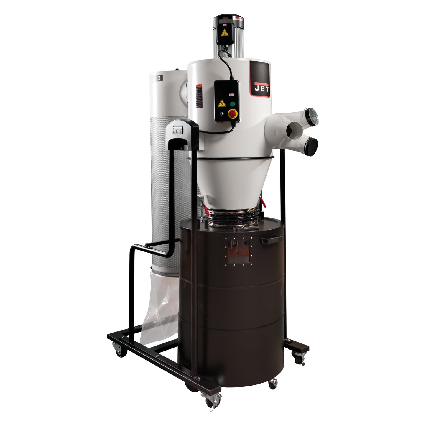 JET Cyclone Dust Collector, 2-Micron Filter, 3 HP, 230V 1Ph (Model JCDC-3)