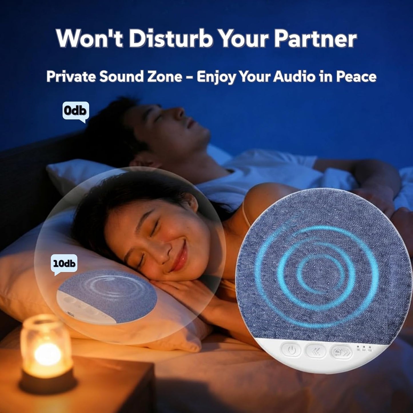 Generic 2026 (2) Bluetooth Pillow Speaker for Sleeping, New Sleep Pillow Speaker, Mini Portable Under Pillow Speaker