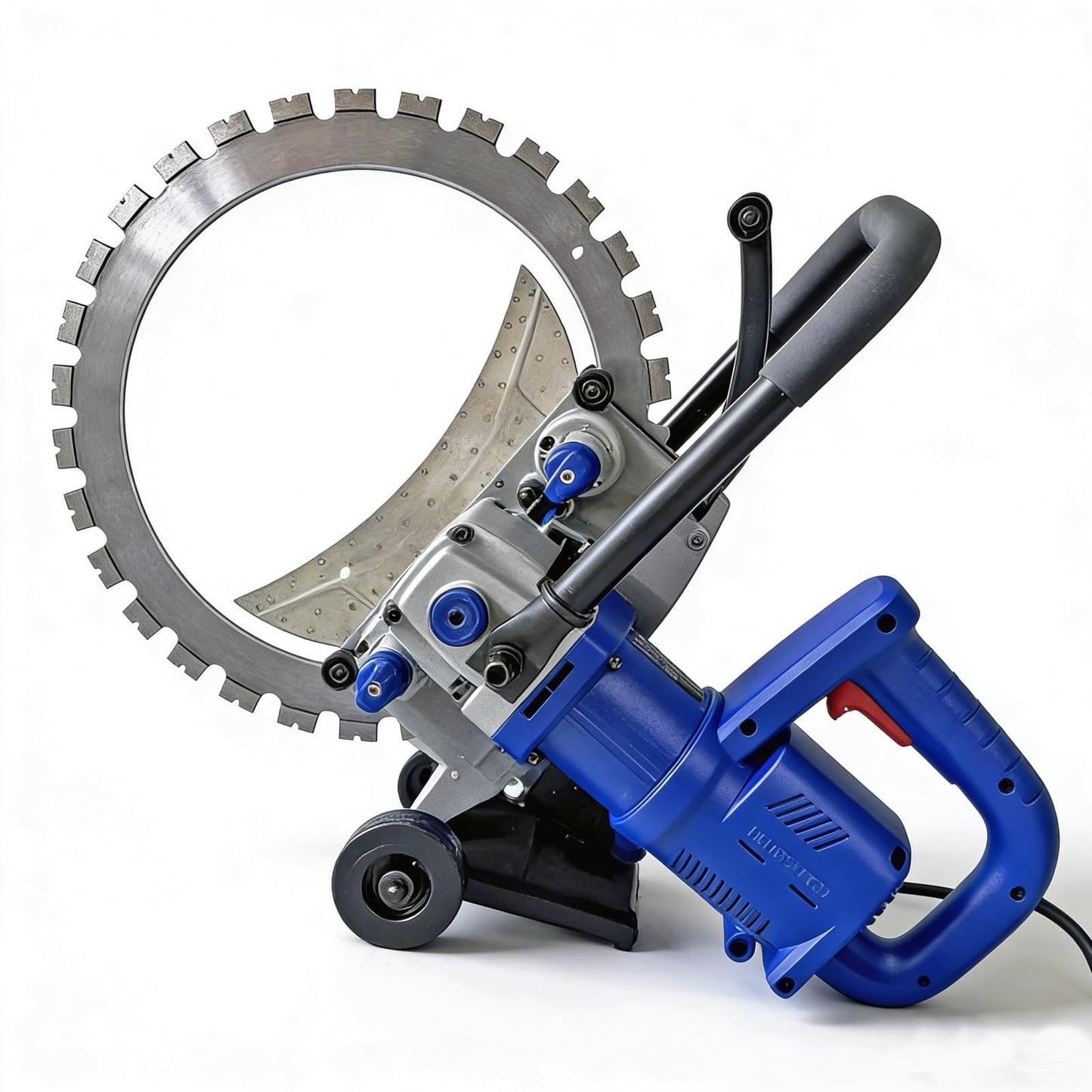Bonxrdun Electric Concrete Saw, 9000W 110V 400MM Diamond Grain Blade, Ring Concrete Saw Cutter, for Construction Site, Road Repair, Municipal Engineering & Concrete Slab